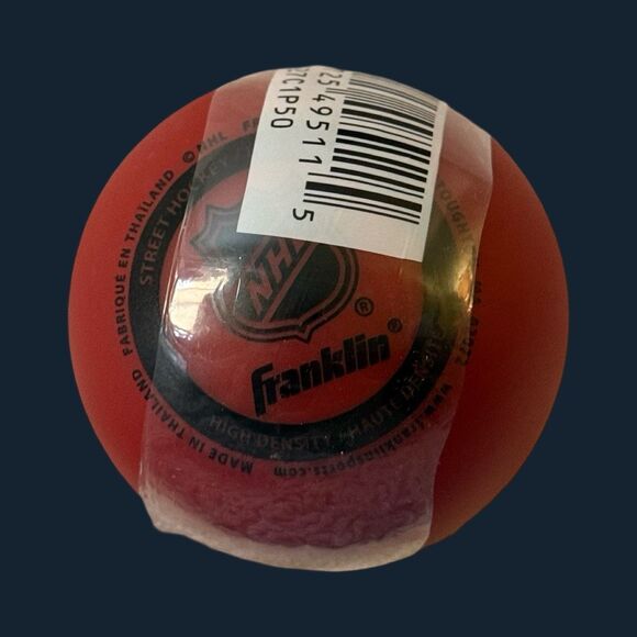Franklin Colorado Avalanche Franklin Shot Zone Mini Hockey Replacement Ball B22 - Picture 4 of 4